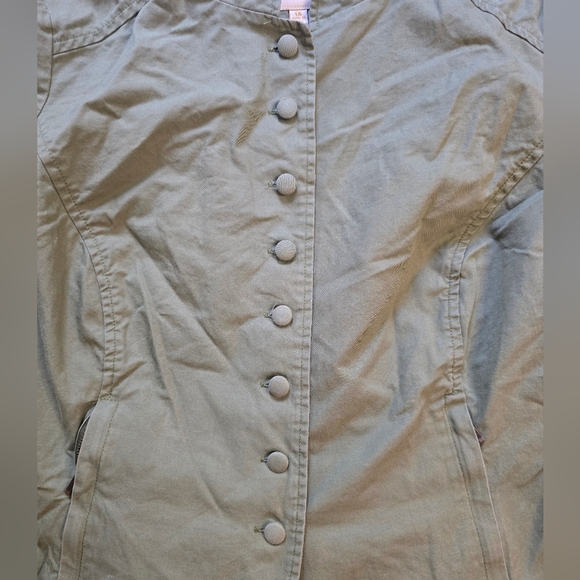 Modcloth Green Military Jacket - Picture 2 of 6